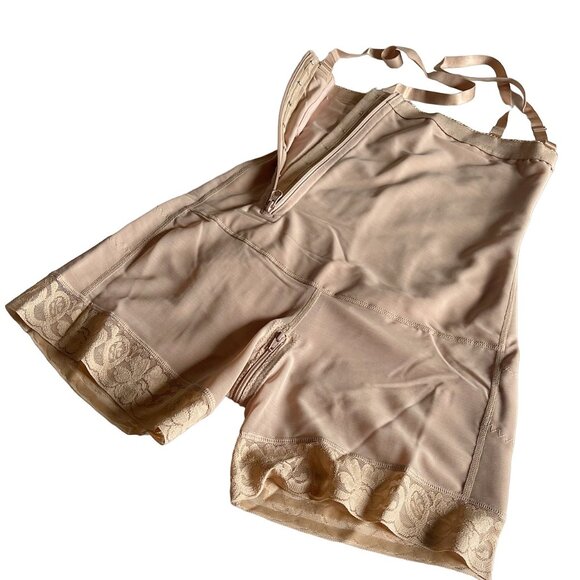 Side Zipper Firm Compression Tummy Control Fajas Body Shaper Postpartum Support - Picture 7 of 8